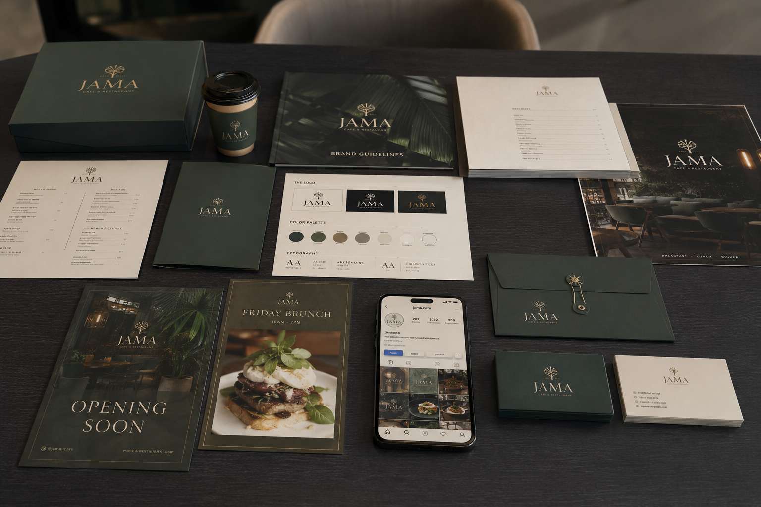 Design and branding portfolio sample