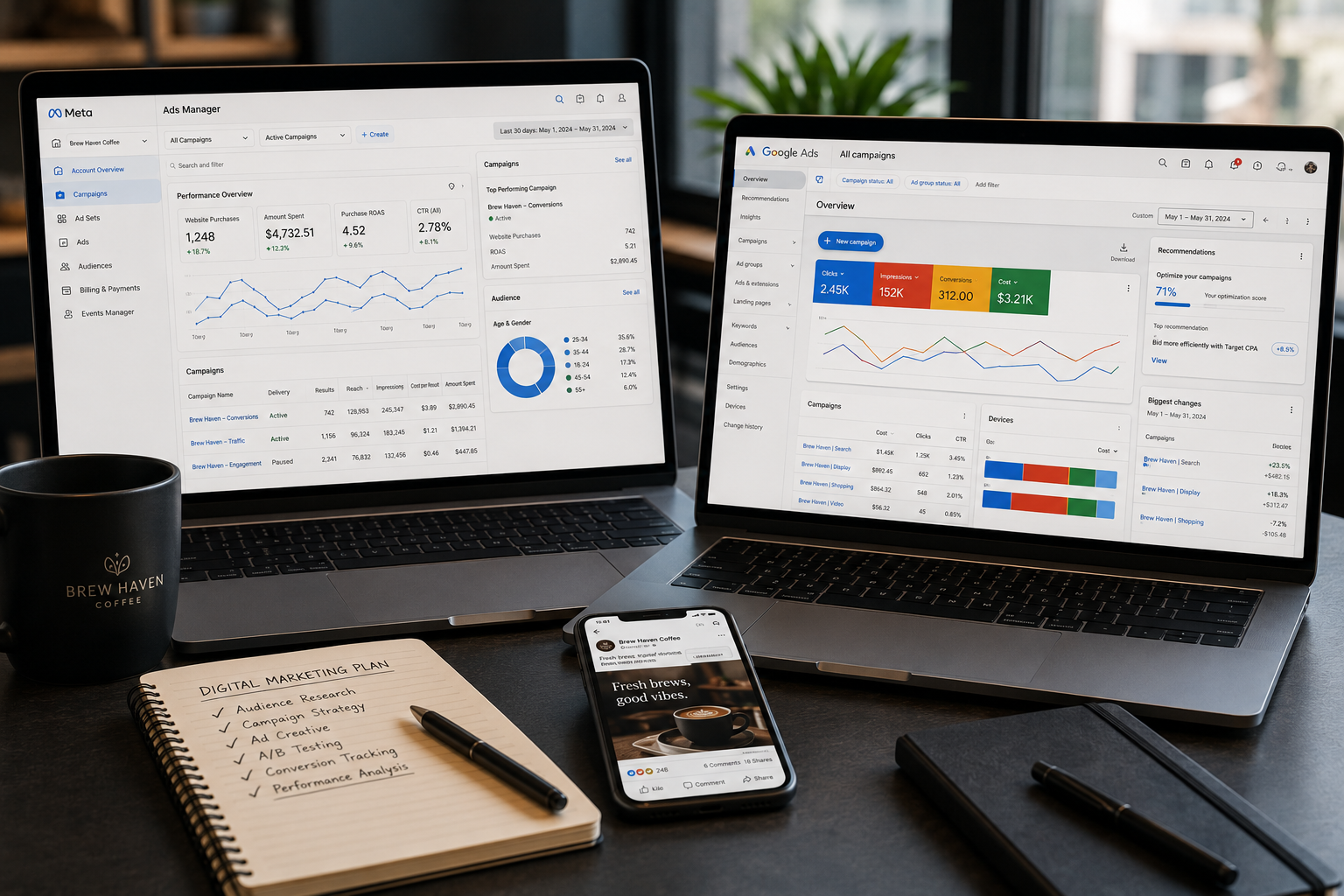 Paid ads portfolio sample